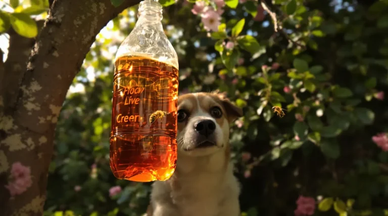Ce mélange bière-grenadine dans le jardin protège votre chien des frelons sans tuer une abeille