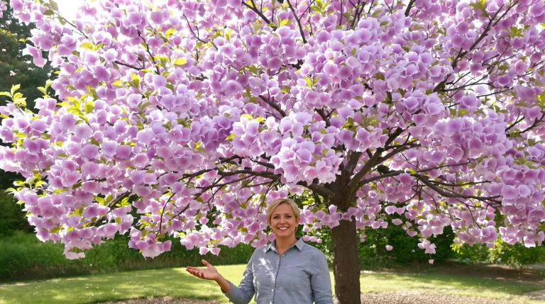 Cet arbre pousse aussi vite que le bambou, mais sa floraison remarquable fait toute la différence
