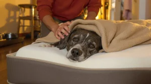 Je le caressais des heures pour l’apaiser : un vétérinaire m’a révélé 3 changements pour mon chien en fin de vie