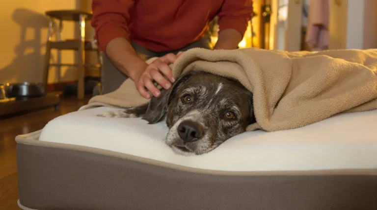 Je le caressais des heures pour l’apaiser : un vétérinaire m’a révélé 3 changements pour mon chien en fin de vie