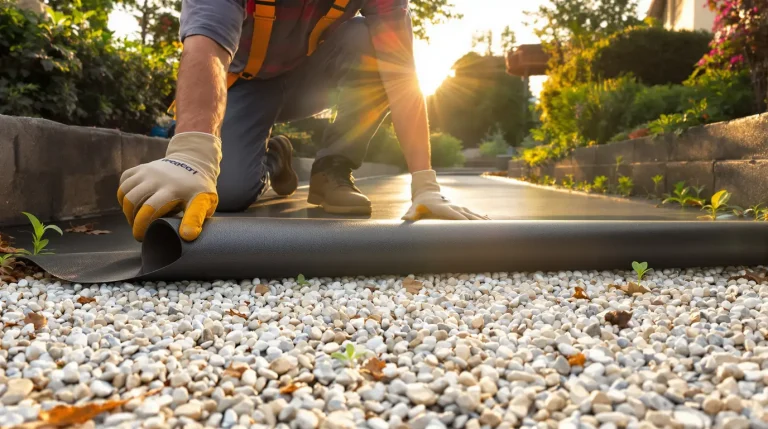« Je ne désherbe plus mes graviers » : la méthode des paysagistes, et voici pourquoi elle marche