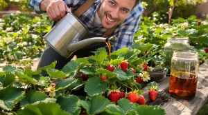 Les fraisiers donnent de plus gros fruits si vous les arrosez au printemps avec cet ingrédient