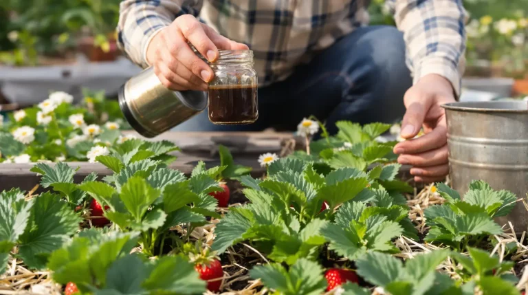 Les fraisiers donnent des fruits plus gros si on les arrose au printemps avec cet ingrédient de cuisine
