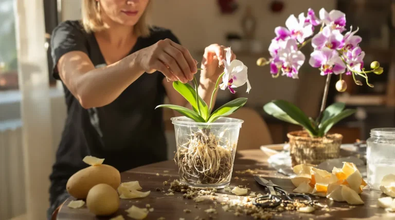 Orchidée : obtenez très vite une floraison spectaculaire grâce à une simple pomme de terre