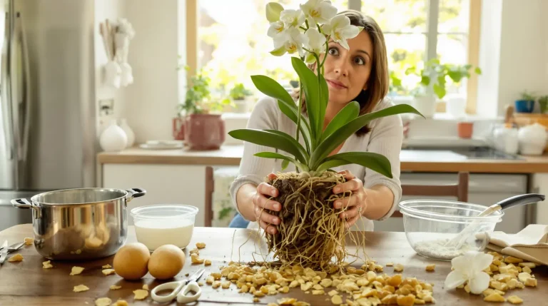 Orchidée : obtenez une floraison spectaculaire rapidement grâce à l’astuce de la pomme de terre