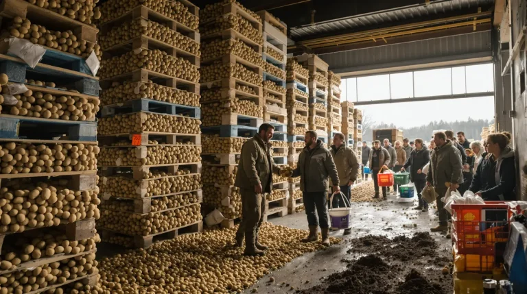Pas-de-Calais : plutôt que les jeter, cet agriculteur offre gratuitement ses pommes de terre invendues