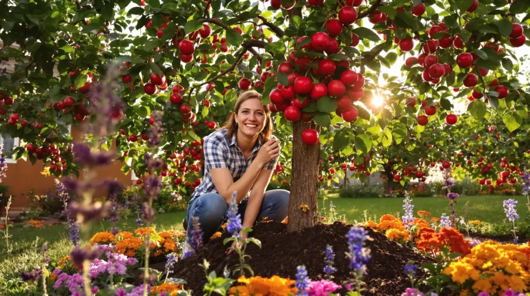 Plantées au pied des arbres, ces fleurs boostent vos récoltes de fruits, voici pourquoi