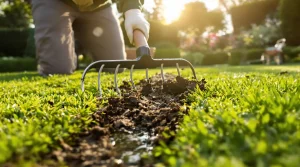 Votre pelouse est envahie de mousse après l’hiver ? Le geste tout simple que les paysagistes appliquent toujours