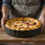 Clafoutis à la rhubarbe : ma recette facile et moelleuse pour profiter de ce dessert de saison
