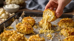 « J’en fais à chaque apéro d’hiver » : mes croquettes de chou-fleur dorées au four, prêtes en 30 minutes