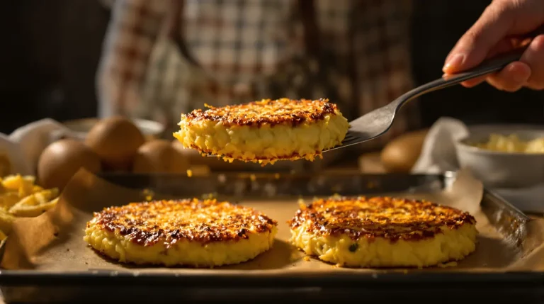 Je les prépare en 10 minutes : mes galettes de pommes de terre crousti-dorées au four, légères et bien meilleures que des frites