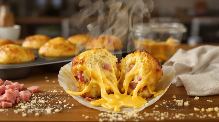 « Je les prépare le dimanche soir » : mes muffins fromage-jambon parfaits pour tous mes déjeuners de la semaine