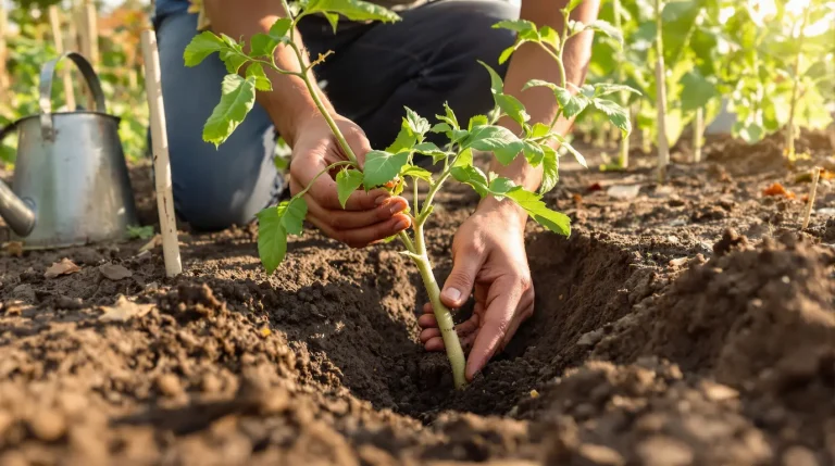 Je plantais mes tomates bien droites : un maraîcher m&rsquo;a montré pourquoi elles ne tenaient jamais