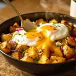 Pommes de terre rôties, œufs au plat et sauce à 3 ingrédients : le bowl brunch tendance du moment