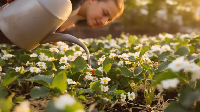 Vos fraisiers sont en fleurs : les gestes à faire maintenant pour une récolte de fraises abondante